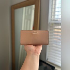 Pink/Beige Kate Spade Wallet